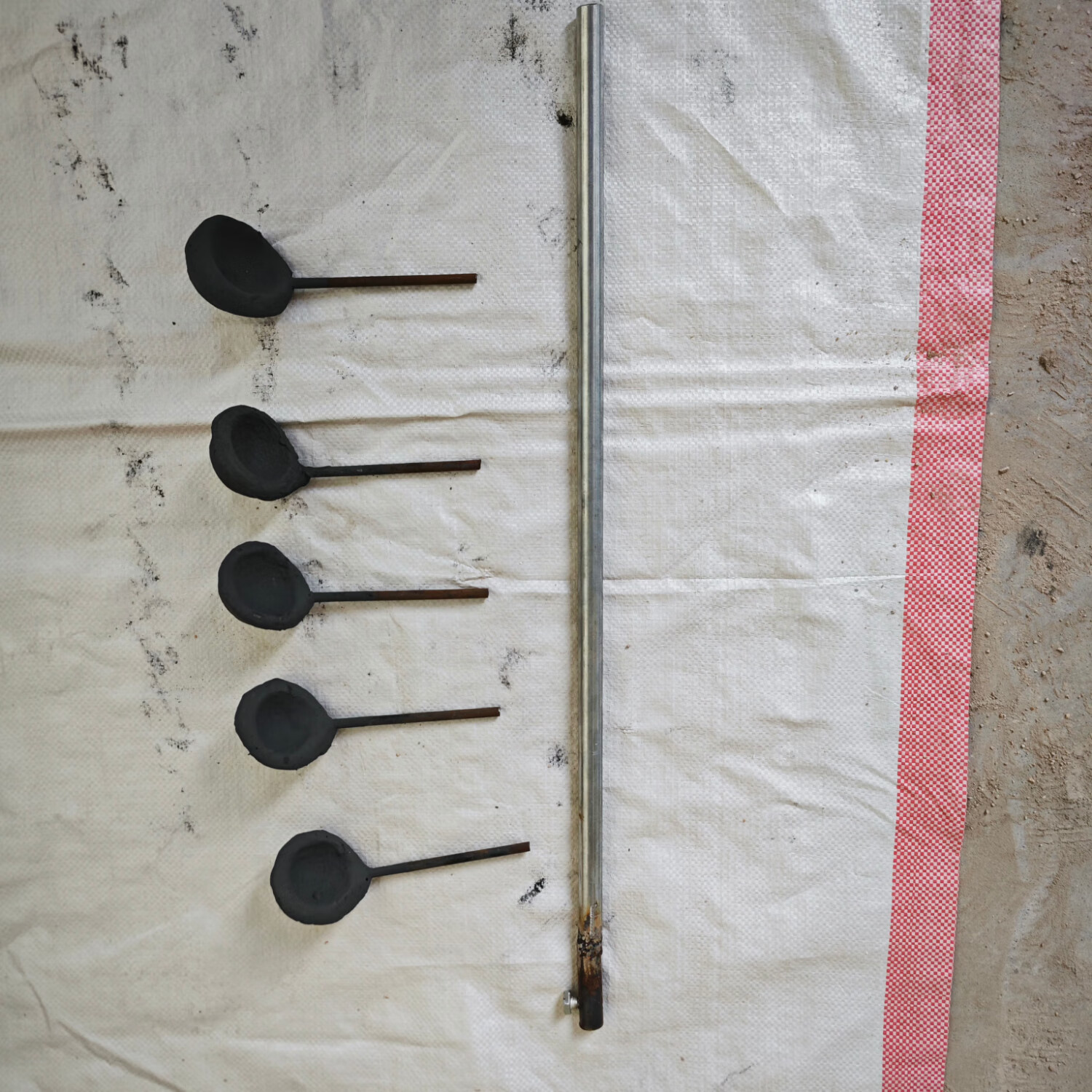 oemg打铁花专用神器铁水勺耐用耐高温加厚不粘铁水坚固铁工具 勺子头*