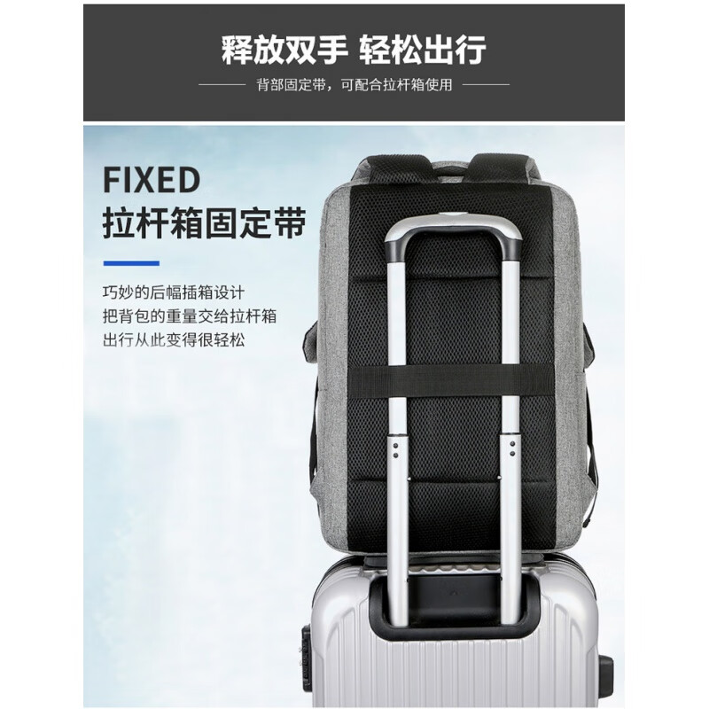 适用惠普HP星Book Pro16电脑包惠普Pro14笔记本16英寸双肩包战66 纯蓝色大容量 16.1英寸