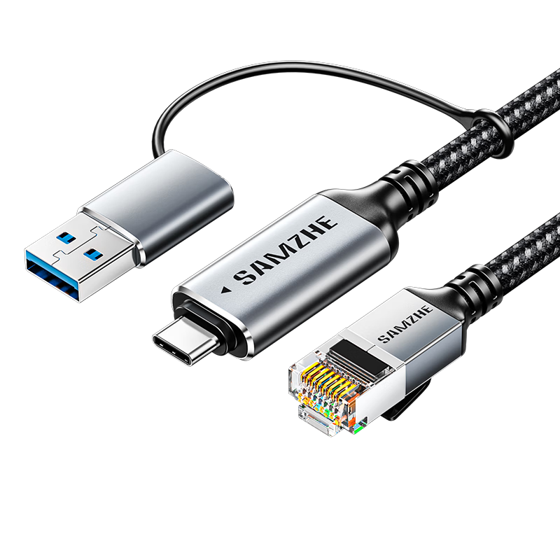 ɽ��USB/TypeCת��������ǧ����������RJ45ת����·��������������ת��ͷ�ʼǱ�����̨ʽ���������