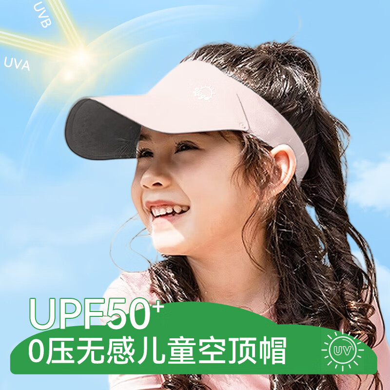 偶森兒童棒球帽防曬男女童親子鴨舌帽寶寶遮陽空頂新款遮臉大檐沙灘帽