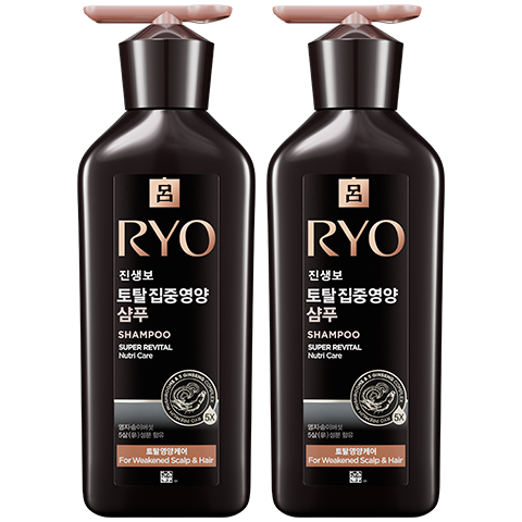 呂（Ryo）黑呂奢養頭皮洗發(fā)膏滋養強韌洗發(fā)水400ml*2