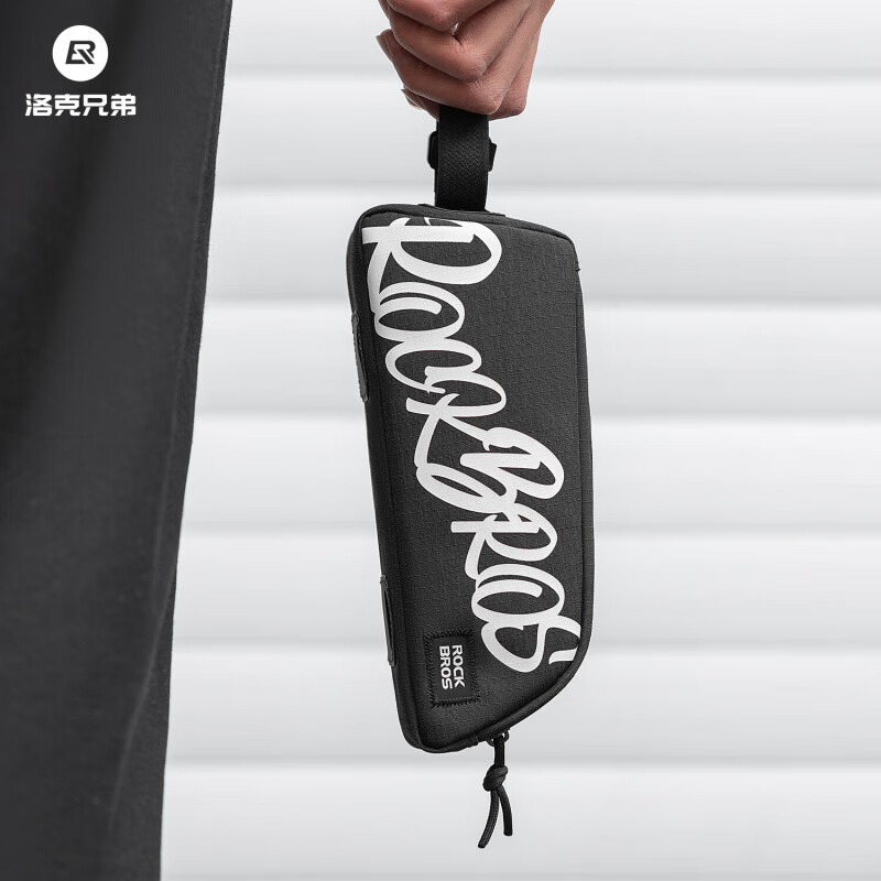 洛克兄弟（ROCKBROS）自行车包车前包上管包横梁包手机包山地公路车骑行车头包 黑色
