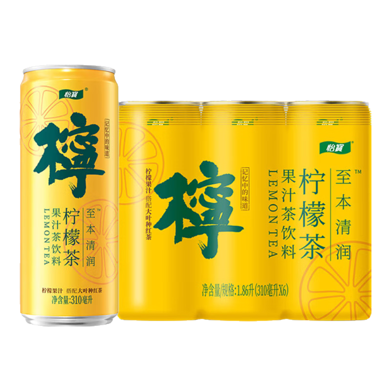 临期品：C'estbon 怡宝 至本清润系列 柠檬茶&菊花茶 310ml*6瓶