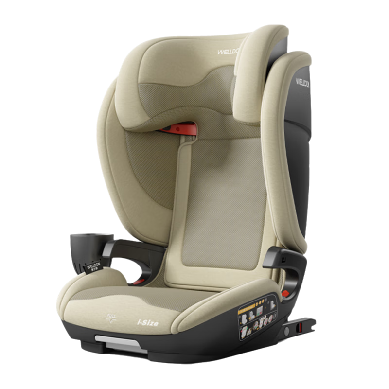 惠爾頓（Welldon）繭之旅PRO兒童安全座椅3-12歲寶寶汽車用車載大空間i-size認證