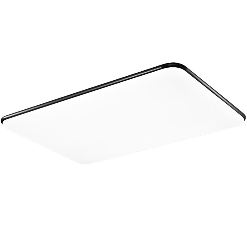 雷士（NVC） 1.1米led吸顶灯客厅大灯大尺寸客厅灯具套餐主灯2025款国家补贴 超薄大屏黑潮-200W无极调光