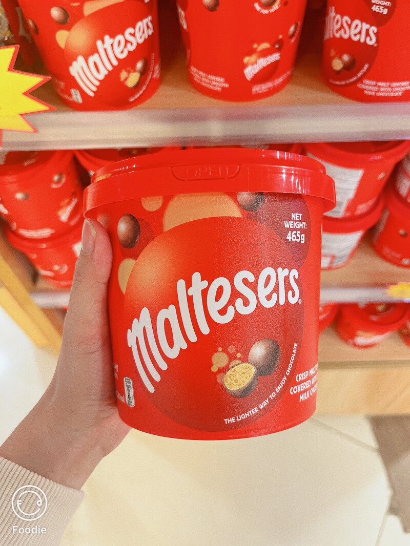 麥提莎（Maltesers）香港代購澳洲麥提莎麥麗素夾心巧克力糖果零食禮物465g 麥麗素夾心巧克力465g