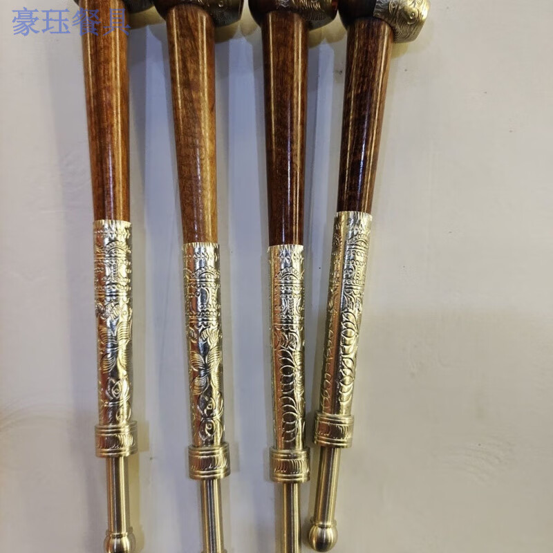 旱烟斗乌木烟杆贵州手工乌木烟斗实木烟斗爷爷爸爸老式烟枪烟嘴