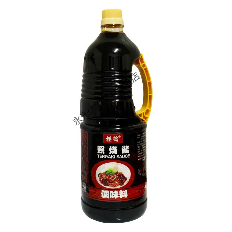 櫻鶴照燒汁1.8調(diào)味料日式壽司鰻魚料理商用醬汁照燒雞扒豬扒燒肉 櫻鶴 照燒醬 1瓶