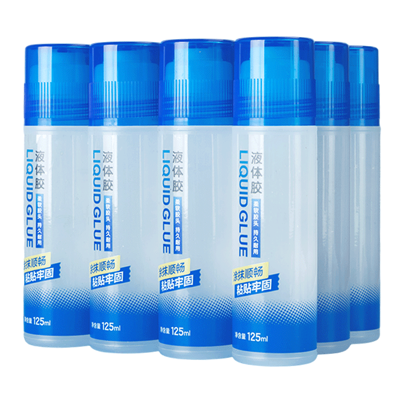 ����(M&G)�ľ� 125mlҺ�彺ˮ ��ճҺ�彺 �ֹ�DIYѧ���ľ��� ��ѧ�ر�ѧϰ��Ʒ 12֧ AWG970B3