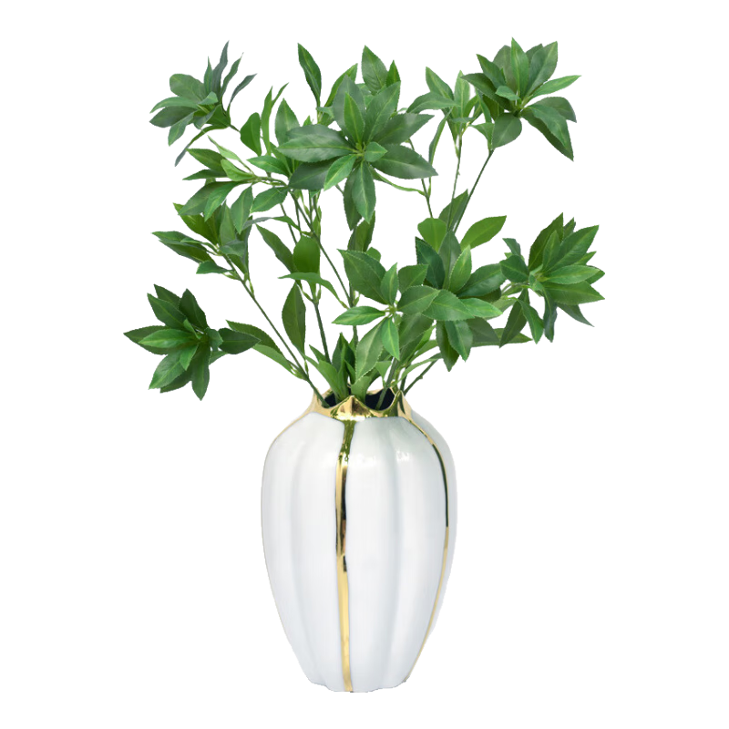 水木然長支仿真吊鐘6叉馬醉木綠植盆栽裝飾室內(nèi)客廳植物落地?cái)[件6支裝