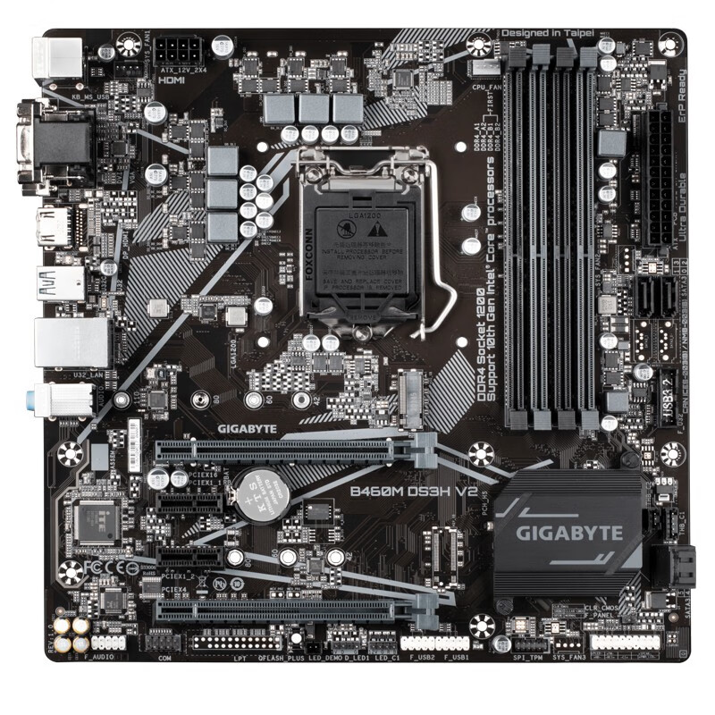 技嘉B460M DS3H V2 D2VX SI POWER GAMINGHD B560M1200 技嘉 B460M DS3H V2