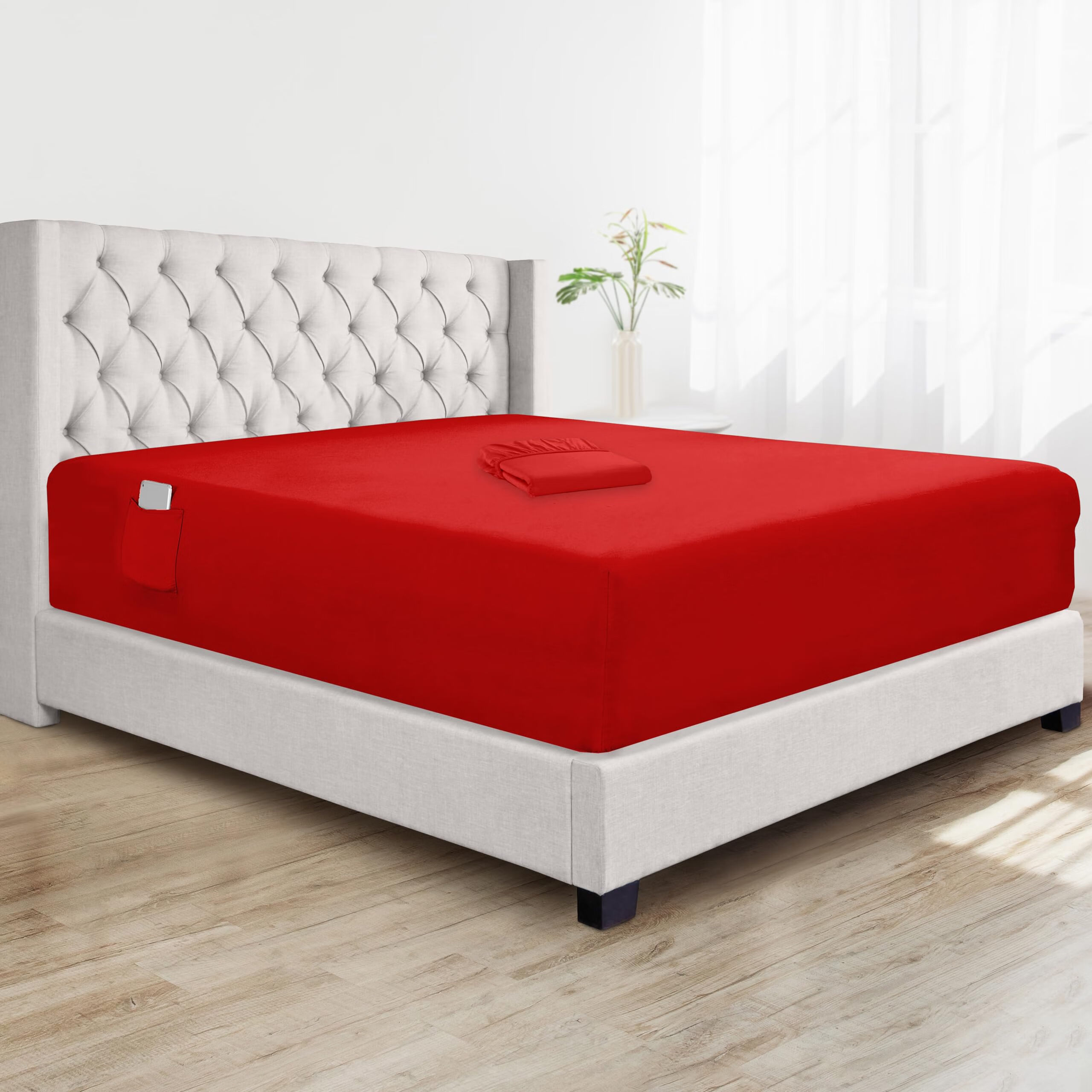 Elegant ComfortComfort 超柔软 1 件套单超深口袋 1500 优质酒店品质