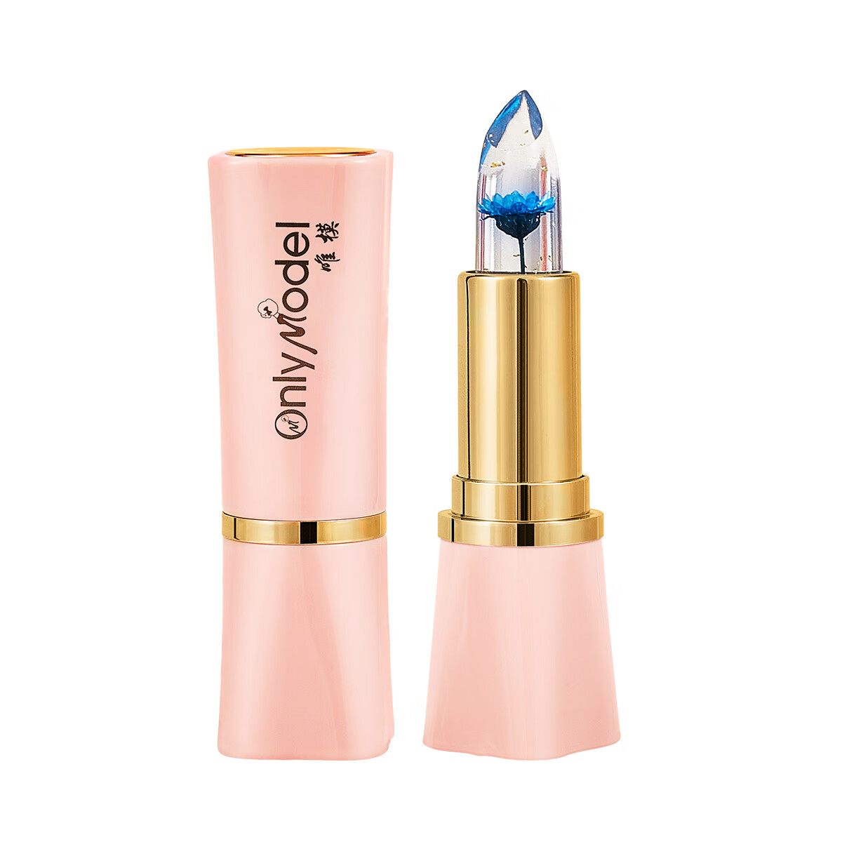 唯模花瓣温感变色口红女保湿滋润淡化唇纹去死皮防干裂润唇膏品牌正品 01#蓝色妖姬一只+02#蔷薇之泪一只