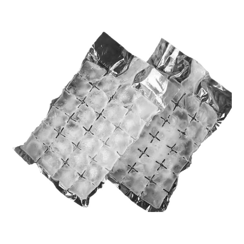 一次性冰袋24格封口冰格袋子家用密封夏季制冰百香果冰块模具 50片+一个漏斗