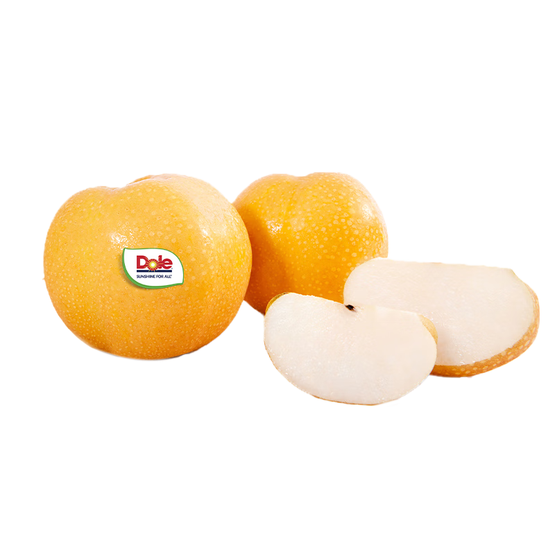 都乐Dole 山东秋月梨3.2斤礼盒装 单果260g+ 皮薄肉厚源头直发 包邮