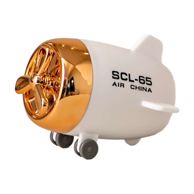 优奥一次性牙签约350支创意小飞机牙签盒1个装经典白