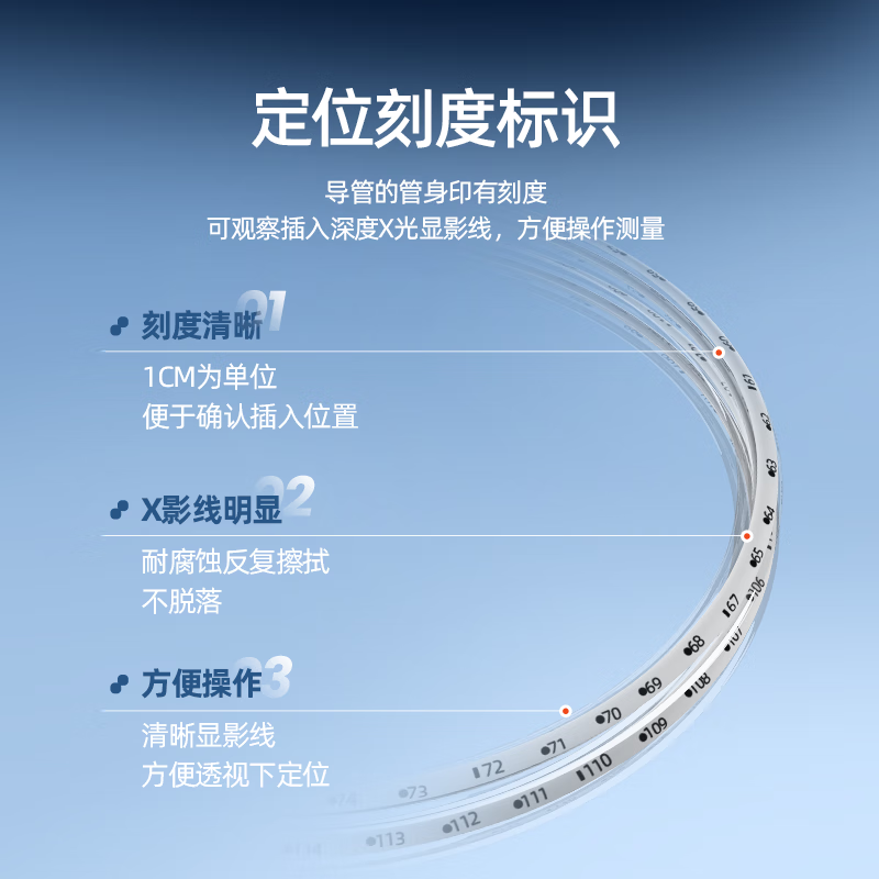【京仓发货】医用鼻胃管鼻饲管三个月长期硅胶导丝一次性经鼻 F16带导丝款【留置更久选这款】+固定贴+喂食器