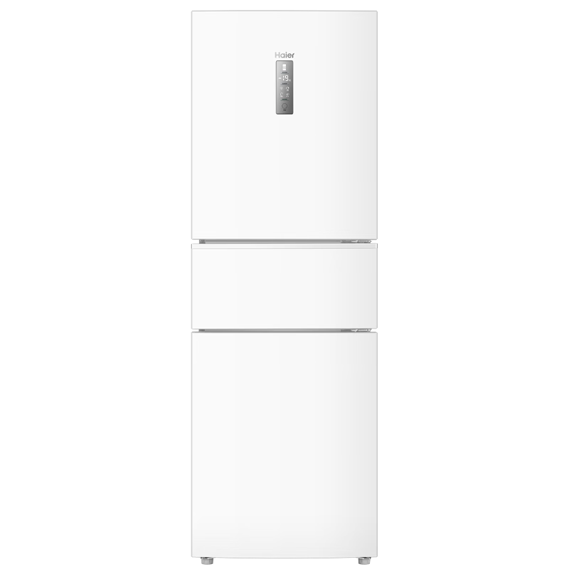 plus会员：海尔（Haier）255升三门净味风冷无霜小型家用宿舍租房小冰箱一级能效节能BCD-255WLHC35EWVU1