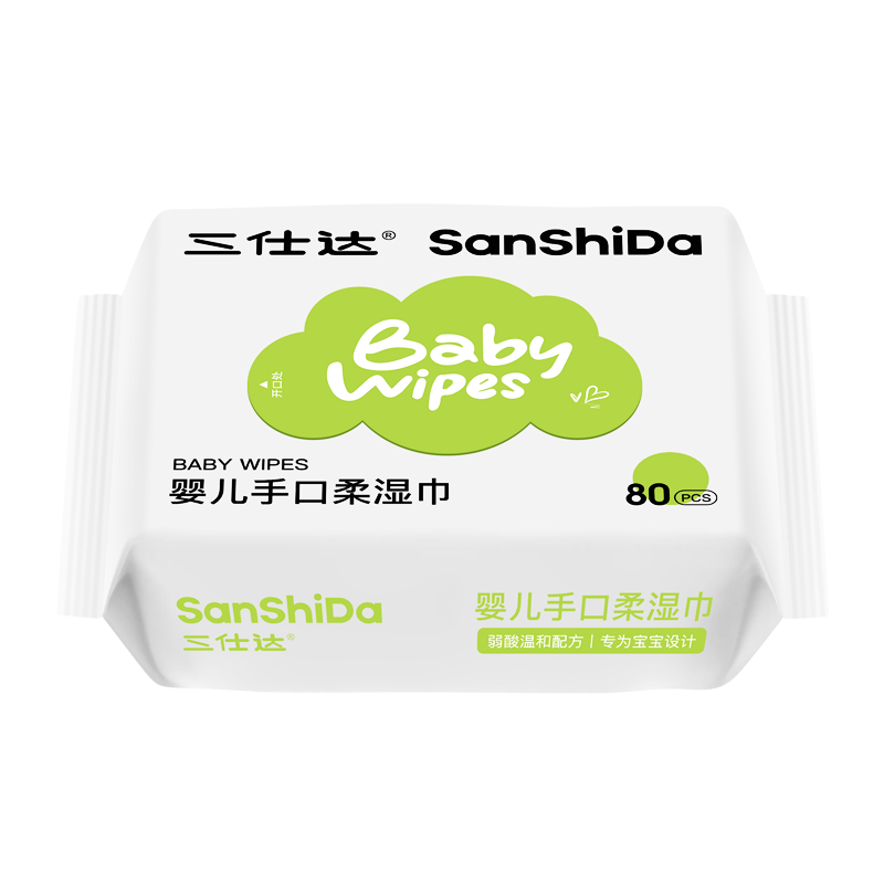 ���˴� Ӥ��ʪ�� 80Ƭ �ֿ�ר�û���ʪ��ֽ ���ǿ� ���������� 2.9Ԫ