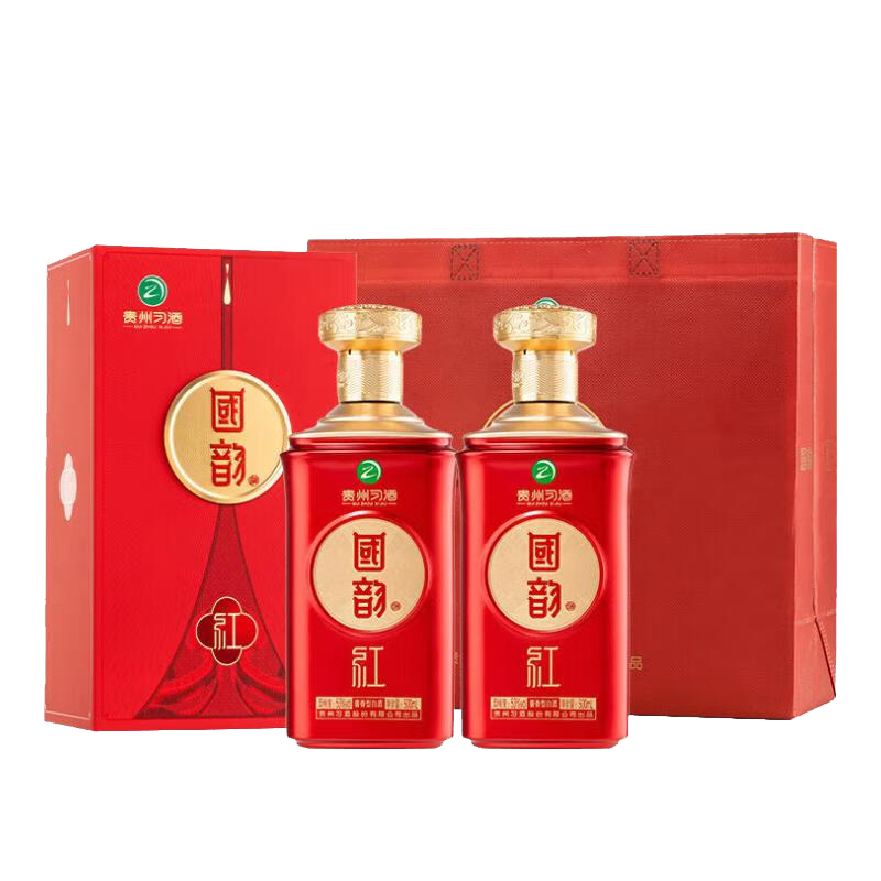 習(xí)酒【傳承茅系發(fā)酵工藝】53度醬香型白酒 500mL 2瓶自飲宴請