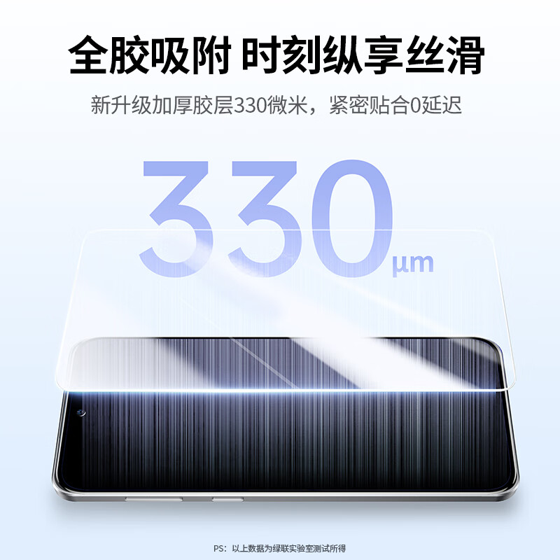 绿联（UGREEN）适用一加ace5钢化膜一加ace5pro手机膜 无边超清无孔全屏防指纹手汗防摔贴膜2片装