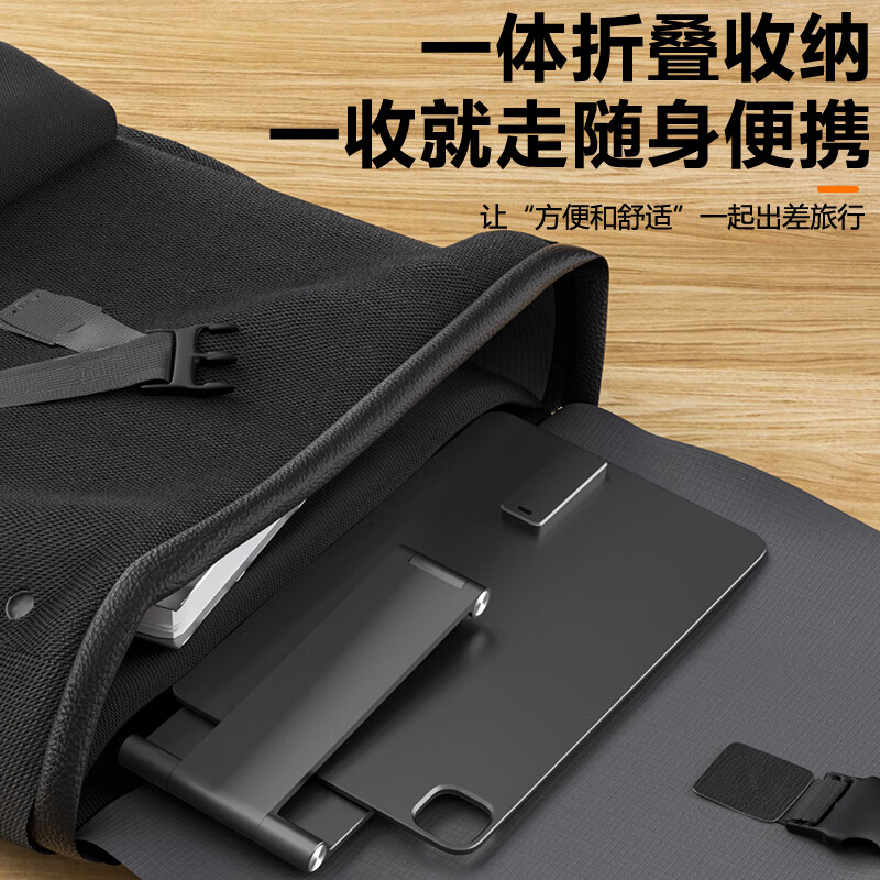 竞闪磁吸苹果iPad触点充电支架桌面全铝合金折叠360°旋转横竖屏追剧办公直播平板电脑支点架 【完好款】iPad磁吸触点充电支架【星云灰】 iPadAir6  11寸【2024款】