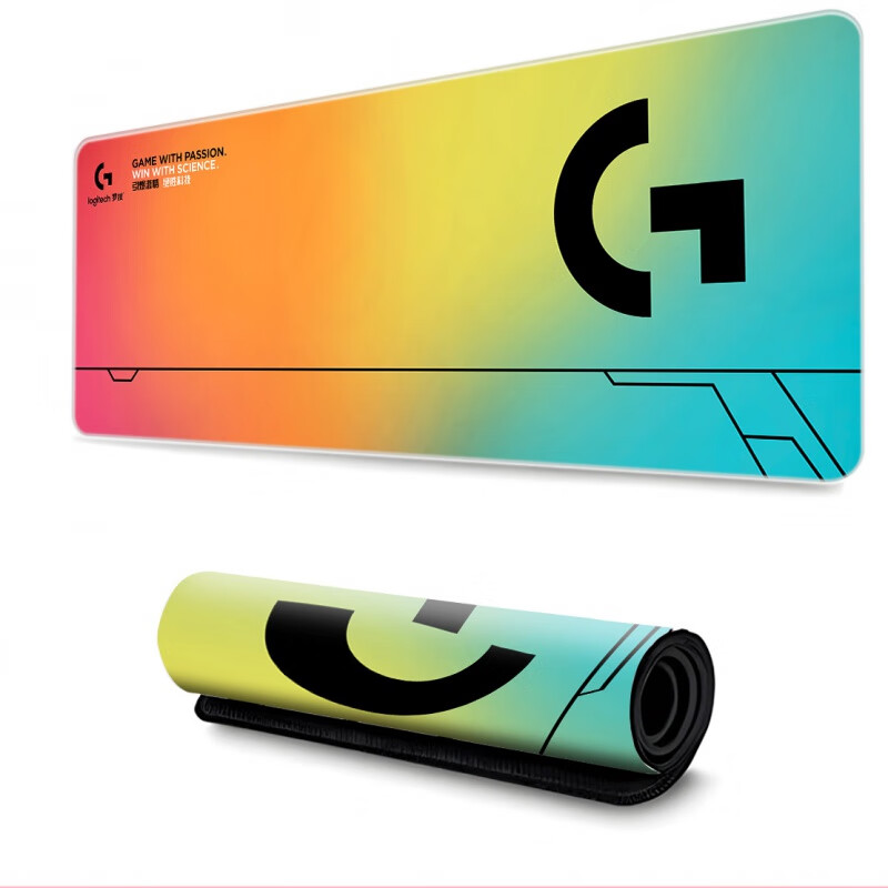 罗技（G）鼠标垫G系列超大号网咖吃鸡FPS专用电竞游戏办公家用键盘桌垫 来图定制 1200x600mm x 4mm
