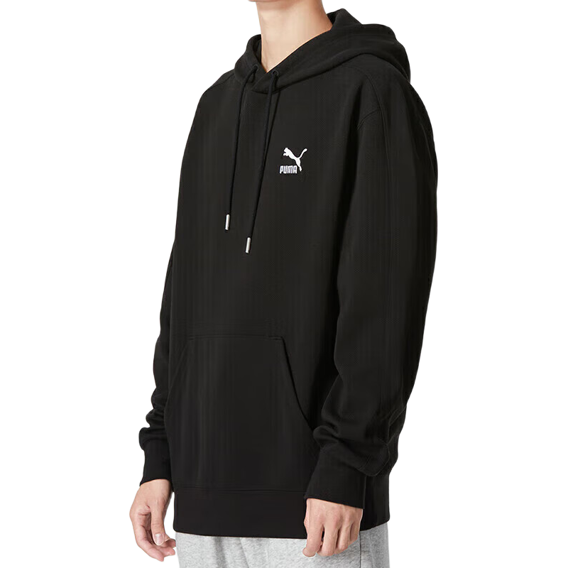 彪马（PUMA）男装运动服跑步健身训练舒适休闲时尚套头衫537688-01 XL