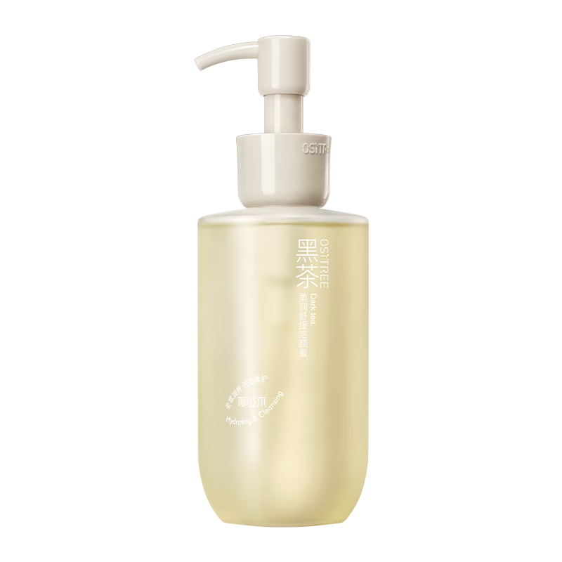 柳丝木（Ositree）黑茶柔润舒缓洗面奶男女温和清洁保湿洁颜蜜礼物 200ml