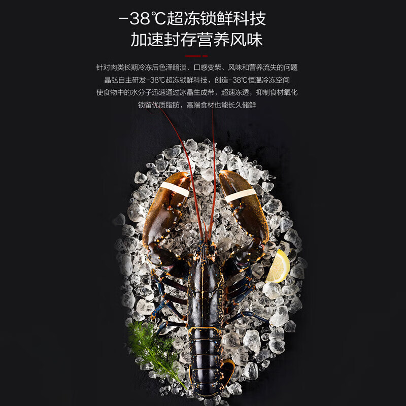 格力(GREE)晶弘冰箱466升法式多门-38℃冻锁鲜全空间除菌净味变频一级能效