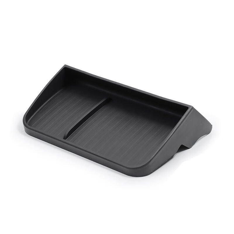 无牌适用于小鹏MONA M03仪表台屏幕后纸巾盒储物盒ETC支架改装汽车配 24款小鹏MONA M03硅胶屏幕盒 黑