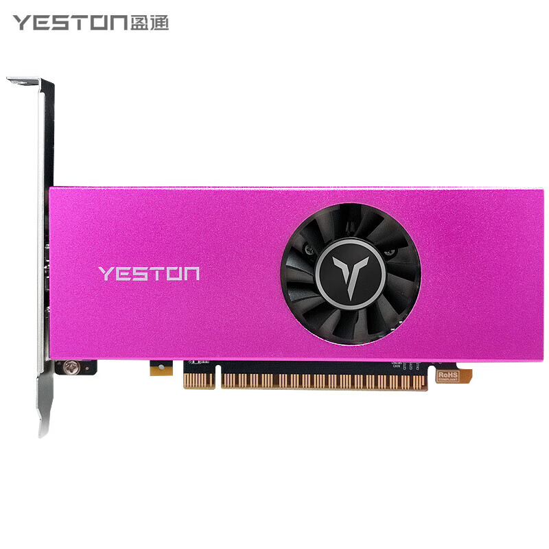盈通GTX 1050Ti 4G D5 LP 大地之神  4GB/128Bit/GDDR5显卡 GTX 1050Ti 4G D5 LP半高刀卡