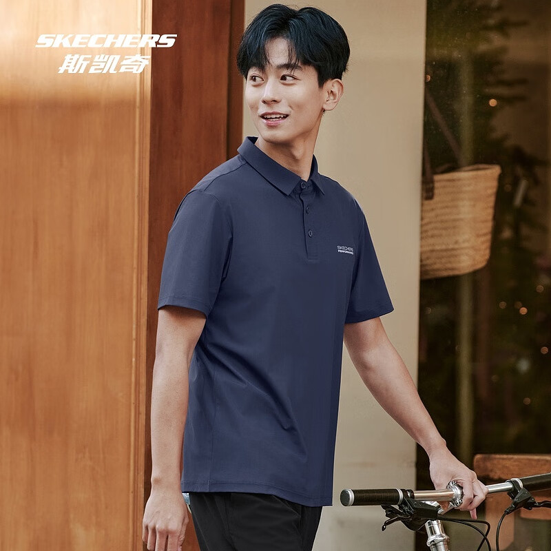 斯凯奇男士商务休闲短袖POLO衫 79元 - 线报酷 斯凯奇男士商务休闲短袖POLO衫 79元 - 线报酷