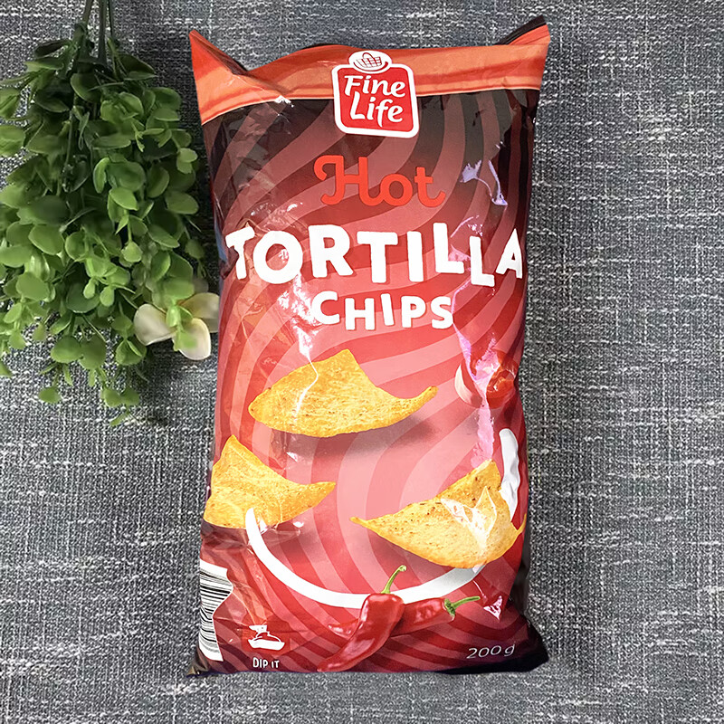 德龙超市比利时荟食FINE LIFE玉米片辣味 200g 原味 200g