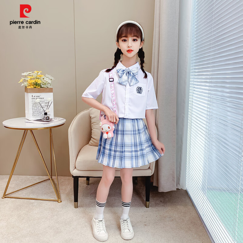 女童jk制服裙子夏季小学生连衣裙儿童装学院