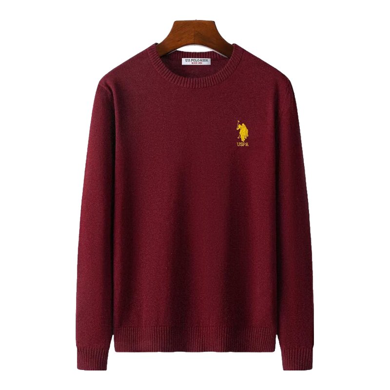 ���ڲ�����U.S. POLO ASSN.USPA��ʿ��֯����Լ����ë���ﶬ���ޱ�ů��װ���¿��ɴ��ë��