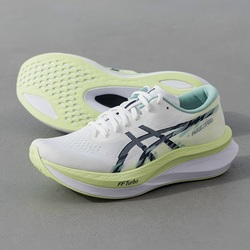 亚瑟士（asics）亚瑟士跑步鞋男MAGIC SPEED 4竞速训练透气运动鞋1011B875 1011B875-100 39.5
