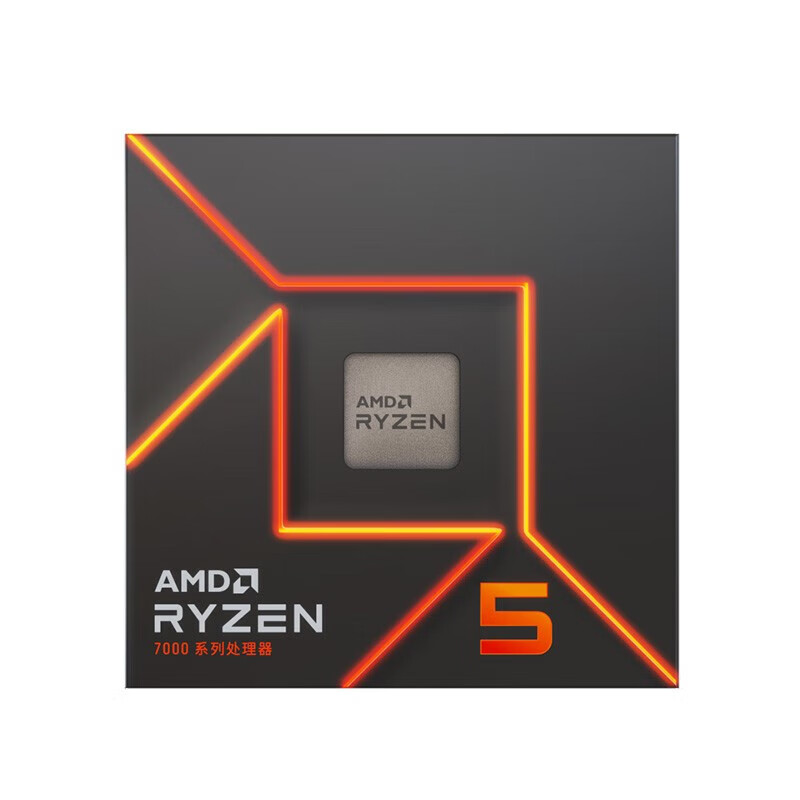 AMD锐龙5 盒装搭配华硕A620M B650M重炮手电竞主板CPU套装 AMD Ryzen5 7500F 盒装 官方标配