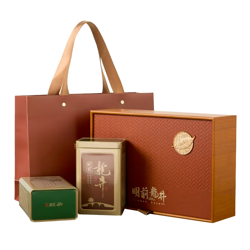 京东试用：西湖江南 茶叶礼盒龙井2024新茶明前特级高山绿茶五一母亲节送节日礼物250g