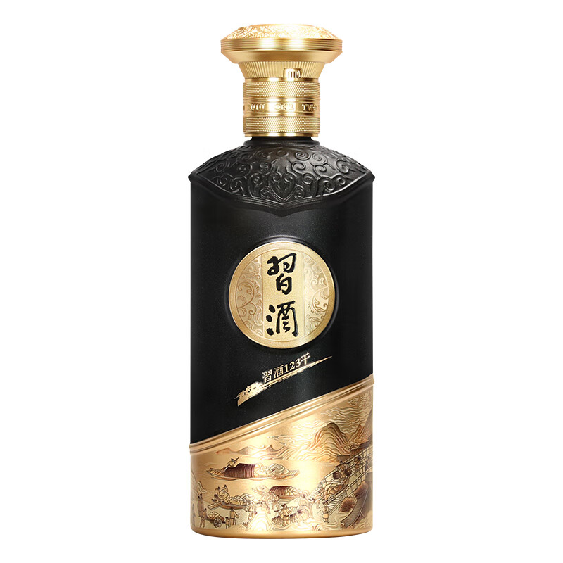 习酒【官方授权】贵州习酒酱香型白酒53度500mL 6瓶习酒123干黑金 习酒【官方授权】贵州习酒酱香型白酒53度500mL 6瓶习酒123干黑金