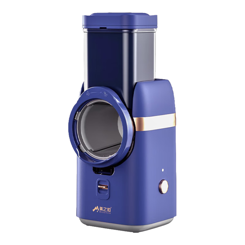 美之扣多功能切菜神器家用廚房電動(dòng)切菜機(jī)切菜器全自動(dòng)土豆絲切絲切片機(jī) 藍(lán)色丨全自動(dòng)切菜器丨加大進(jìn)料口 1L