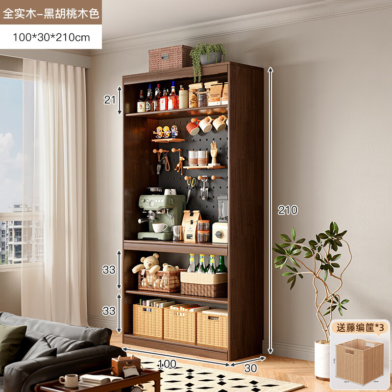 ����ľ�����������ȥ������һ����ǽ���ɴ�������ľɫ������� ���������100x30x210cm����ľɫ