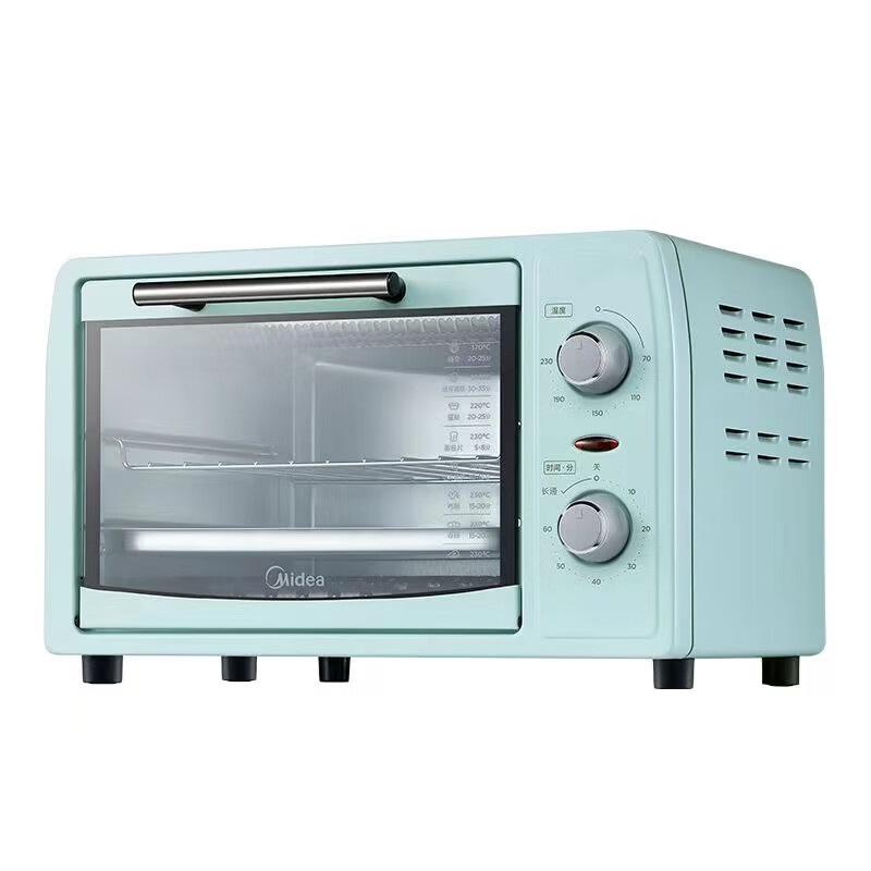 美的（Midea）/PT12B0家用电烤箱小型烘焙多功能全自动蛋糕挞12L升的【尾货机】 绿色 美的电烤箱PT12B0