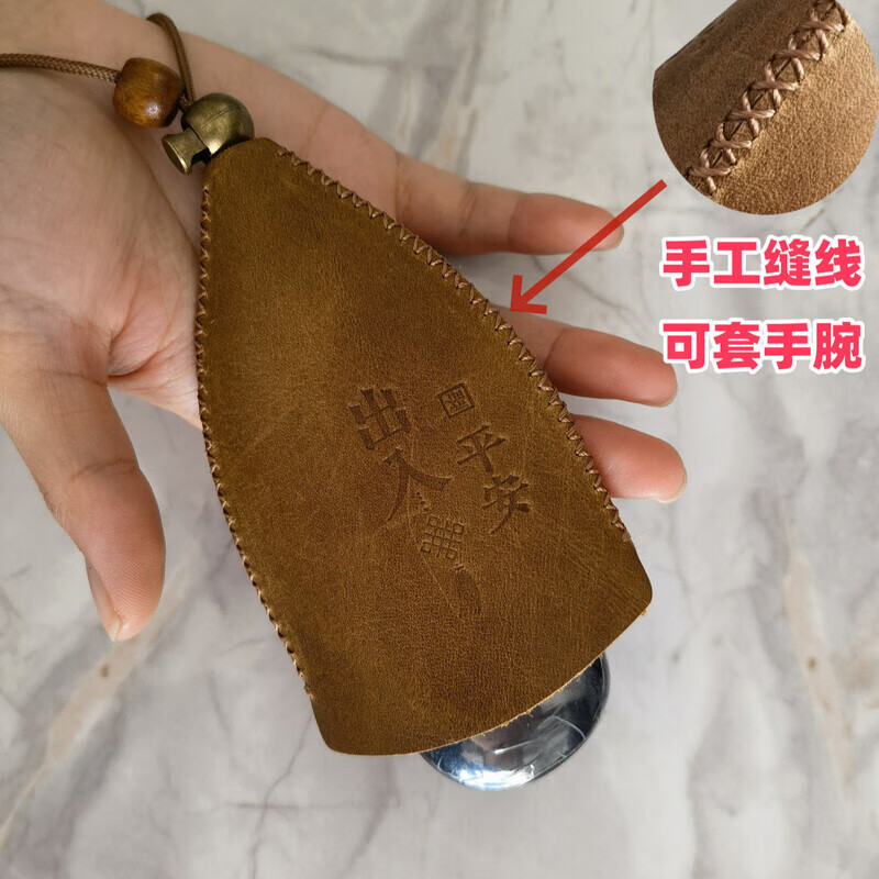 新客立減創(chuàng)意抽拉式鑰匙包真牛皮電動汽車皮套鑰匙扣男女收納敞口 【手縫瘋馬皮（容量更大）】 耐用加厚款丨真皮