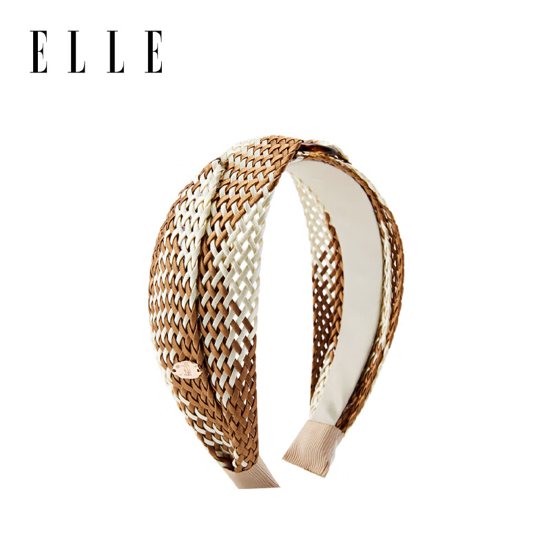 ELLE发箍女生夏季时尚洗脸日常宽边高颅顶简约洋气头箍礼物送女友