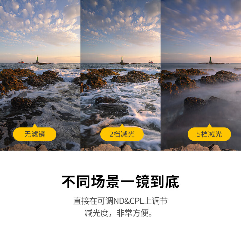 卡色（Kase）可调CPL&ND偏振镜+减光镜二合一滤镜 49 52 55 58 67 72 77 82mm 大光圈防曝人像摄像视频拍摄滤镜 可调ND&CPL1.5-8+镜头盖【2合1】 67mm