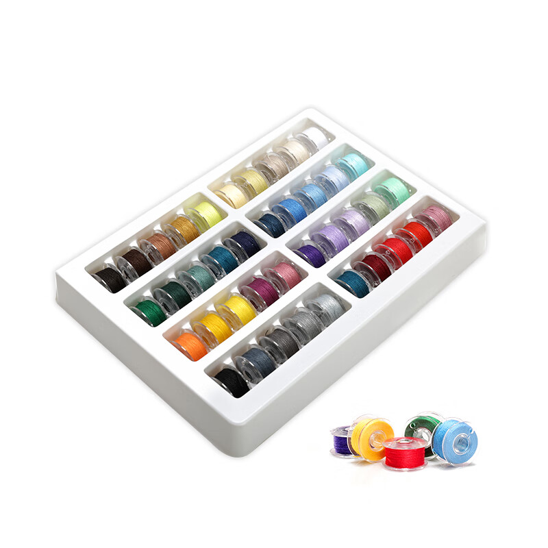 勝家家用縫紉機(jī)梭芯線 40色彩色梭芯線 梭芯 縫紉線 家用縫紉機(jī) 勝家 軍綠色