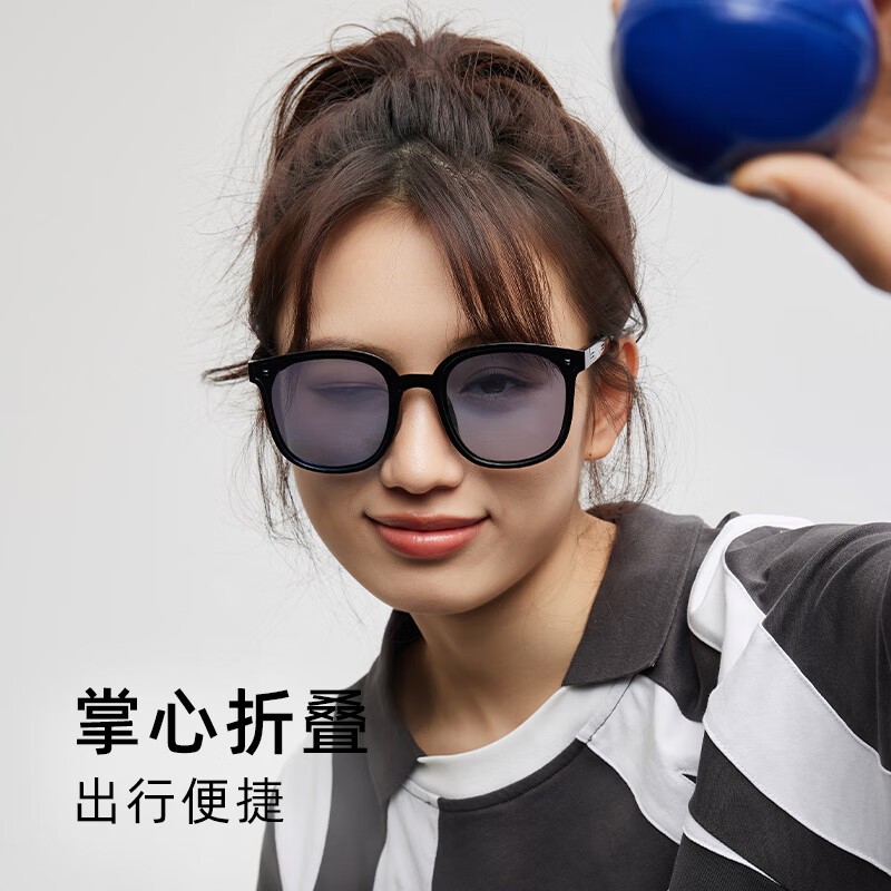 LOOK眼镜偏光折叠墨镜女驾驶开车防紫外线飘面太阳镜男开学