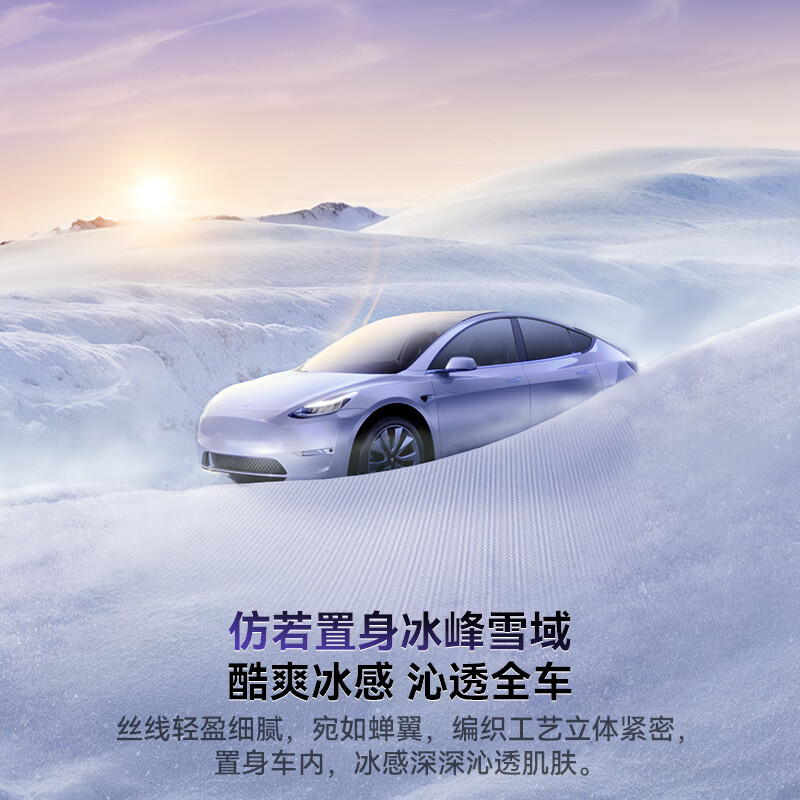 倍思(Baseus)特冰帘特斯拉Model Y/3焕新款遮阳帘天窗防晒隔热挡T-Space遮阳顶 特斯拉Y 21-24年【特冰帘双层至尊款】灰色