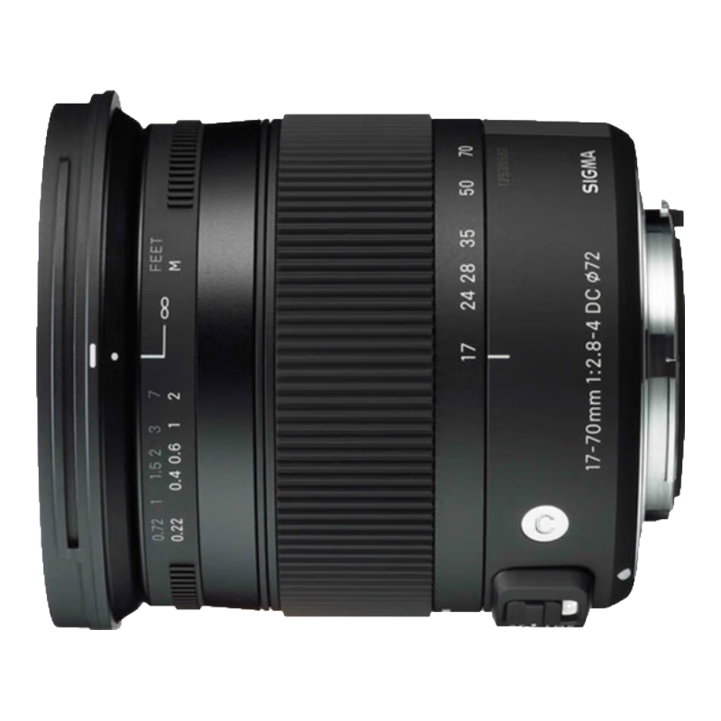 适马SIGMA 24-70 18-35/200 17-50/70 14-24二手镜头人像广角镜头 适马17-70mm F2.8-4 OS C版 尼康口